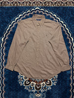 Ralph Lauren Check Brown Button Down Lightweight Shirt - L