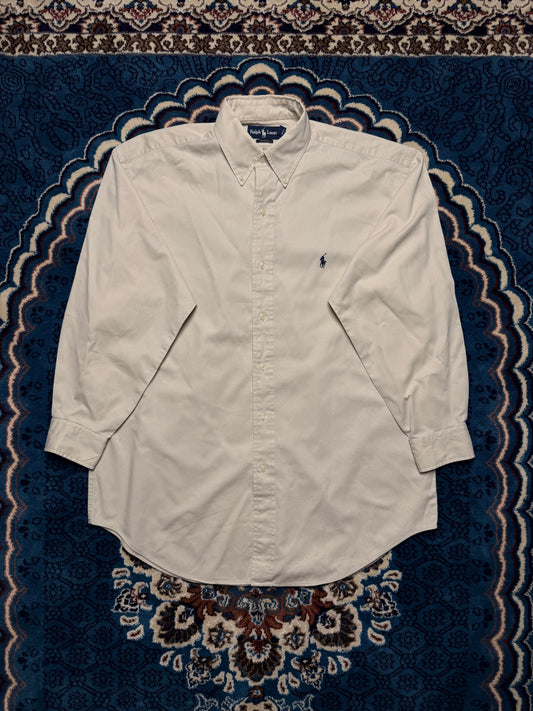 Ralph Lauren Beige Blaire Cotton Shirt - M