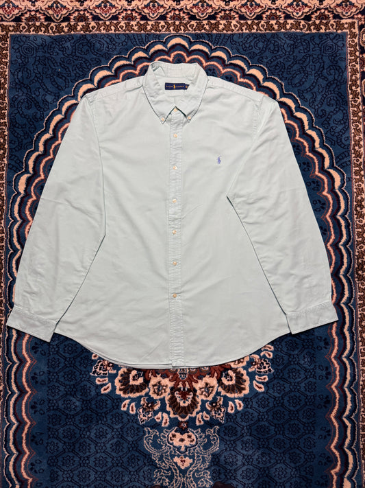 Ralph Lauren Turquoise Button Down Shirt - XXL TTG