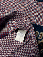 Ralph Lauren Check Blue & Red Slim Fit Button Down Shirt - L
