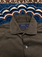 Polo Ralph Lauren Army Green Knit Dress Shirt - S