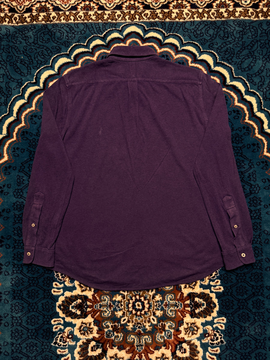 Ralph Lauren Purple Featherweight Mesh Shirt - M