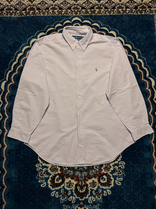 Ralph Lauren Stripe Lilac Classic Fit Shirt - XL