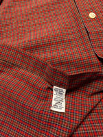 Ralph Lauren Check Red Yarmouth Cotton Shirt - M