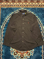 Polo Ralph Lauren Black Custom Fit Button Down Shirt - XXL