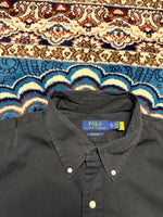 Polo Ralph Lauren Black Custom Fit Button Down Shirt - XXL