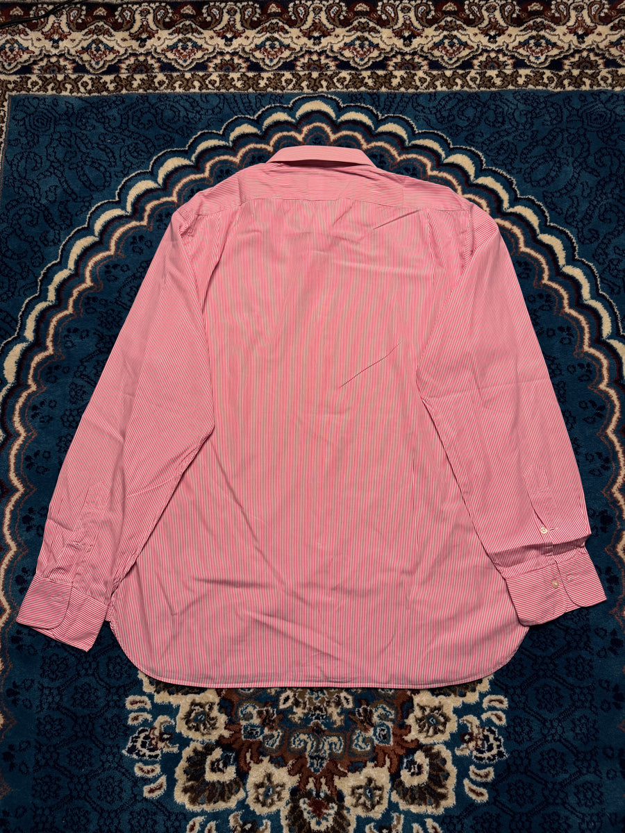 Polo Ralph Lauren Stripe Pink Button Down Shirt - L