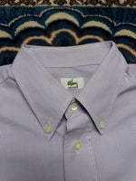 Lacoste Stripe Purple Button Down Shirt - 41