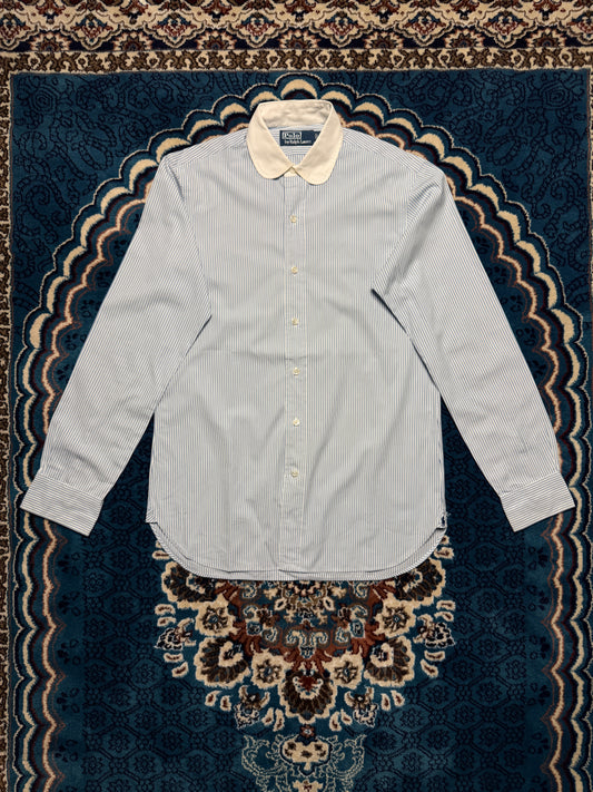 Polo by Ralph Lauren Stripe Blue Shirt - S
