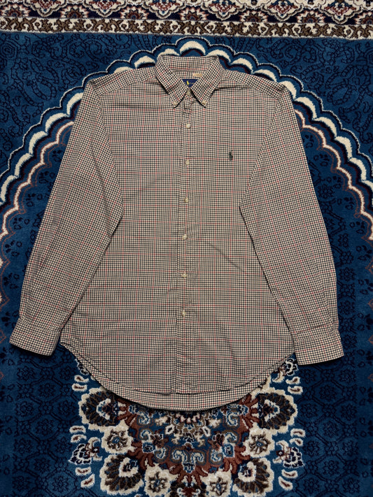 Ralph Lauren Check Brown Classic Fit Shirt - S