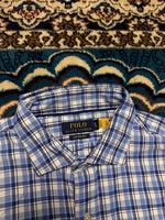 Ralph Lauren Check Blue Performance Shirt - XL