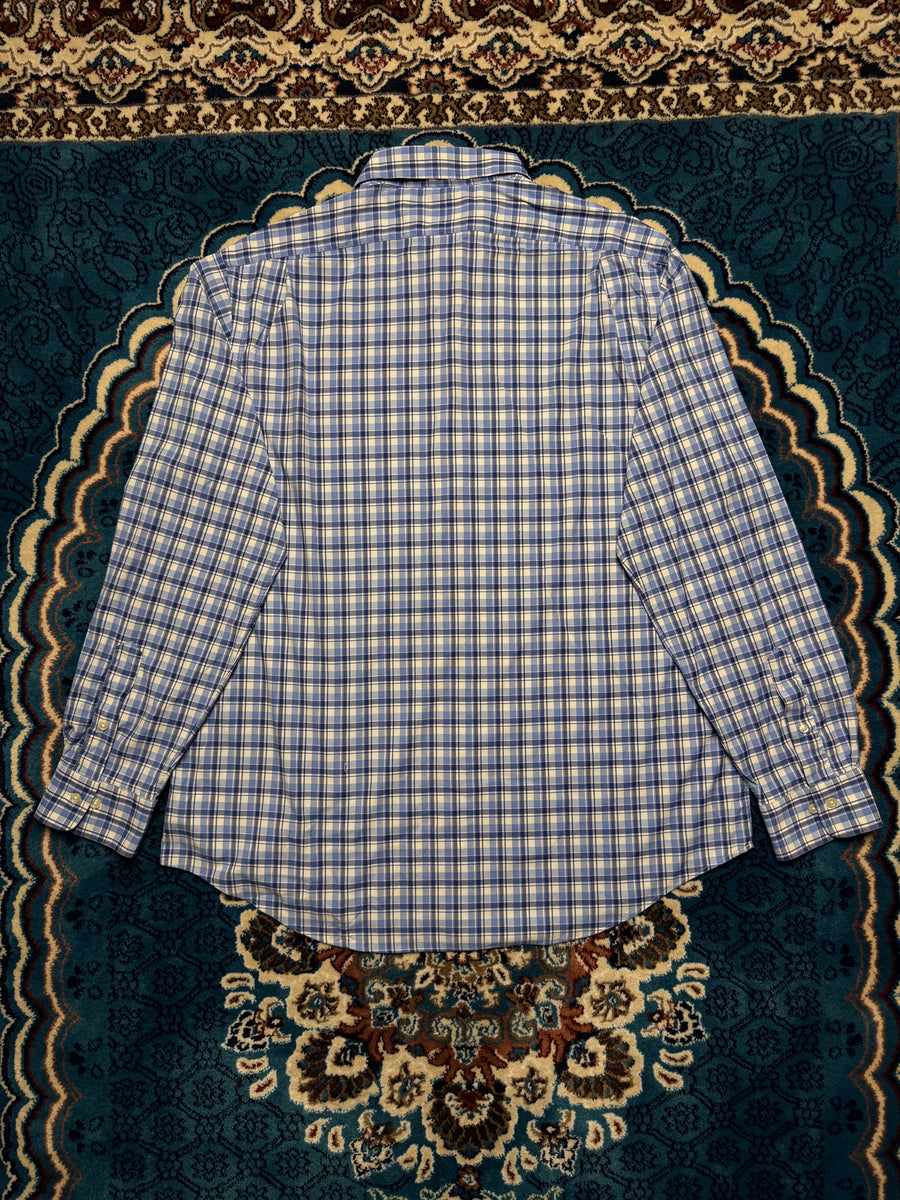 Ralph Lauren Check Blue Performance Shirt - XL
