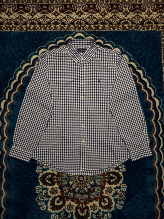 Ralph Lauren Check Blue Shirt - L