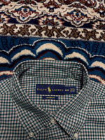 Ralph Lauren Check Green Custom Fit Shirt - M