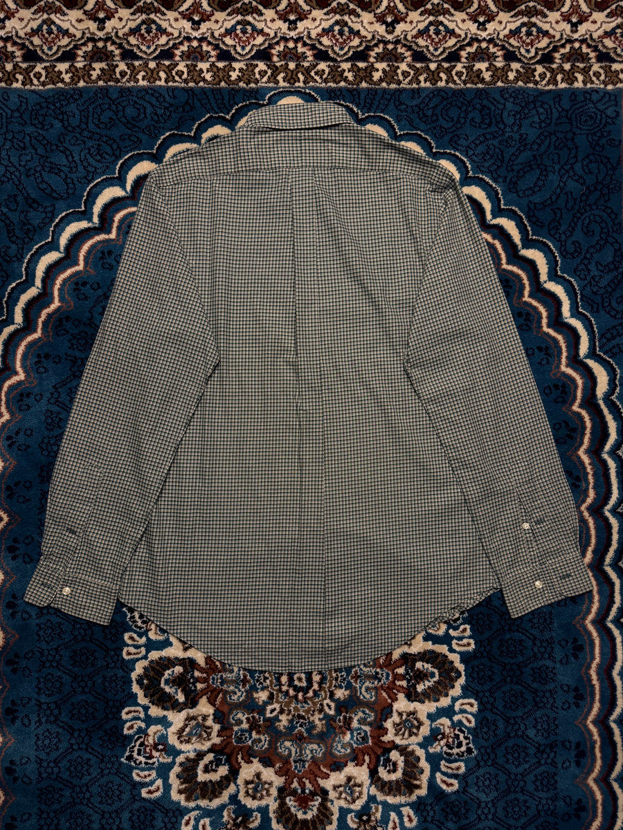 Ralph Lauren Check Green Custom Fit Shirt - M