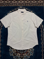 Ralph Lauren White Half Sleeve Shirt - XL