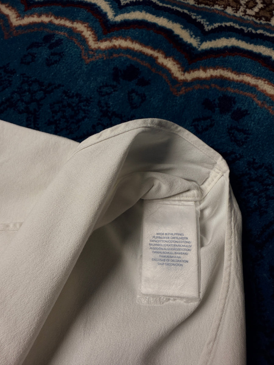 Ralph Lauren White Half Sleeve Shirt - XL