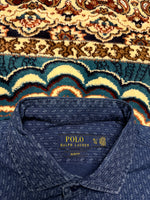 Polo Ralph Lauren Pattern Blue Slim Fit Shirt - XL