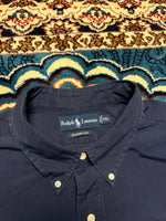 Ralph Lauren Navy Blue Half Sleeve Classic Fit Shirt - XXL
