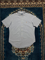 Ralph Lauren Sky Blue Half Sleeve Classic Fit Shirt - L