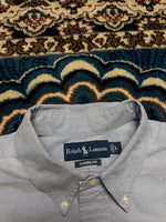 Ralph Lauren Sky Blue Half Sleeve Classic Fit Shirt - L