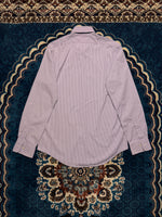 Polo by Ralph Lauren Stripe Purple Regent Custom Fit Shirt - S