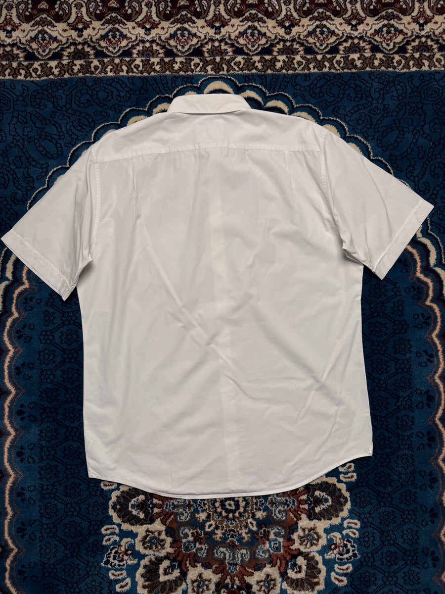 Lacoste White Half Sleeve Classic Fit Shirt - 41
