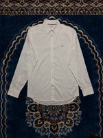 Lacoste White Slim Fit Stretch Shirt - S