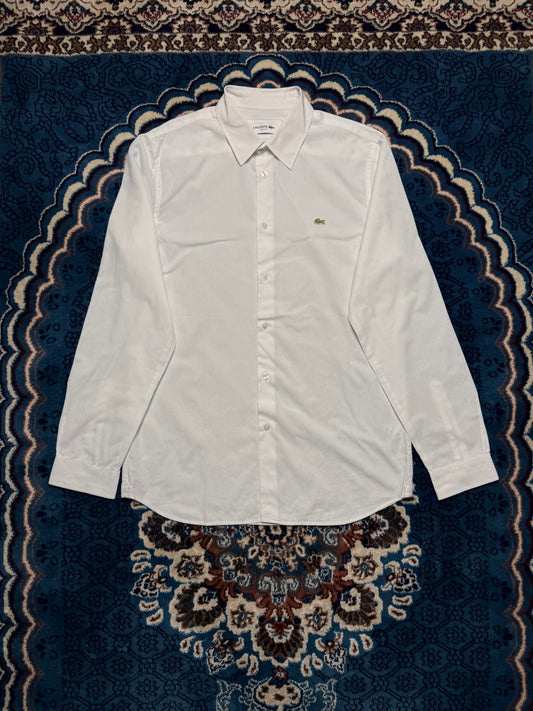 Lacoste White Slim Fit Shirt - M