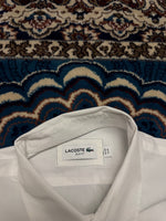 Lacoste White Slim Fit Shirt - M
