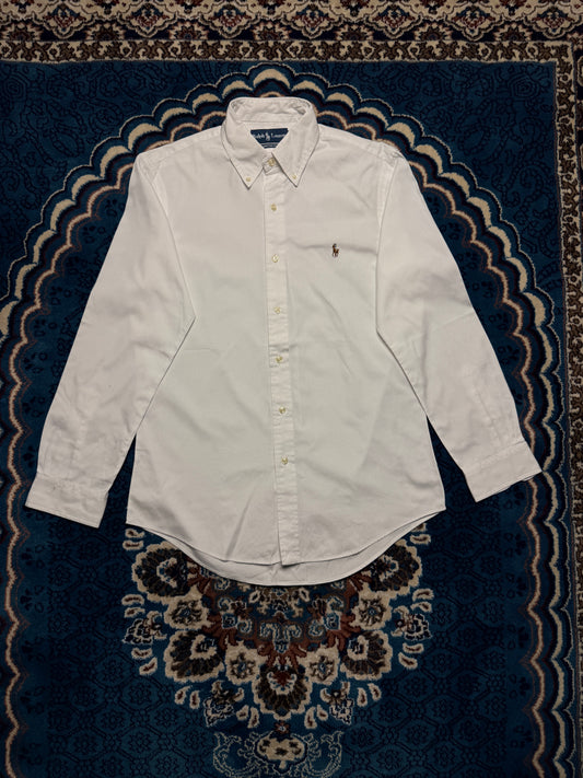 Ralph Lauren White Custom Fit Shirt - S