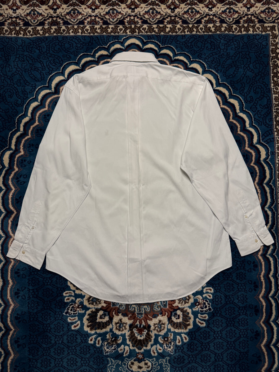 Ralph Lauren White Yarmouth 100% Cotton Shirt - L