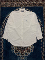 Ralph Lauren White Blake 100% Cotton Shirt - L