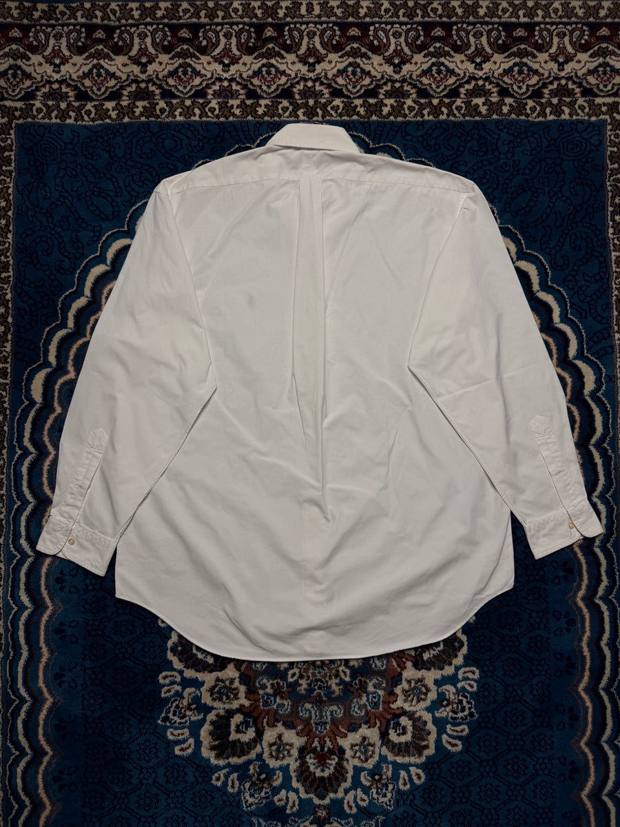 Ralph Lauren White Blake 100% Cotton Shirt - L