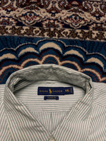 Ralph Lauren Stripe Light Green Classic Fit Shirt - XXL