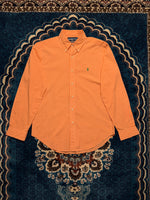 Ralph Lauren Check Orange Classic Fit Shirt - M