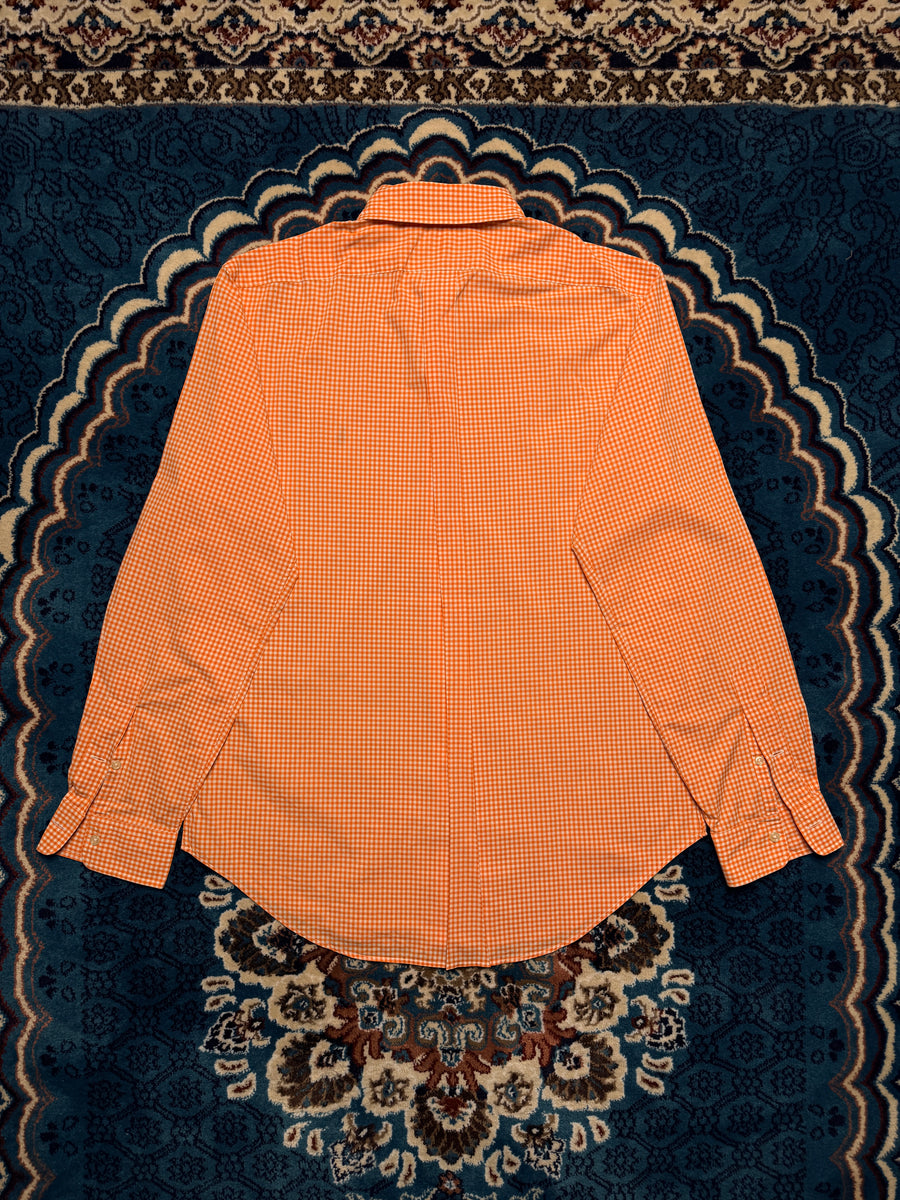 Ralph Lauren Check Orange Classic Fit Shirt - M