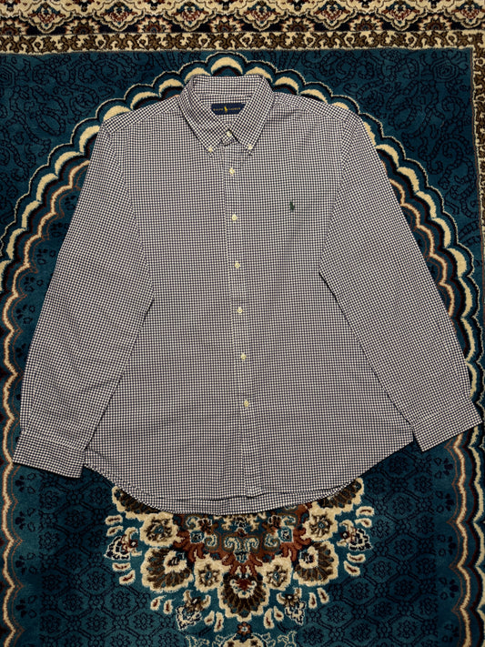 Ralph Lauren Check Purple Shirt - XL
