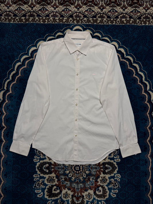 Lacoste Light Pink Slim Fit Stretch Shirt - M