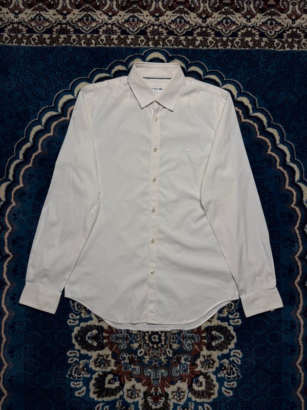 Lacoste Light Pink Slim Fit Stretch Shirt - S/M