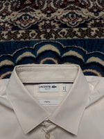 Lacoste Light Pink Slim Fit Stretch Shirt - M