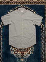 Lacoste Check Blue Half Sleeve Shirt - 40