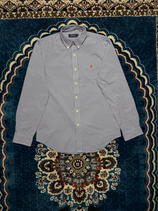 Polo Ralph Lauren Check Blue Shirt - S