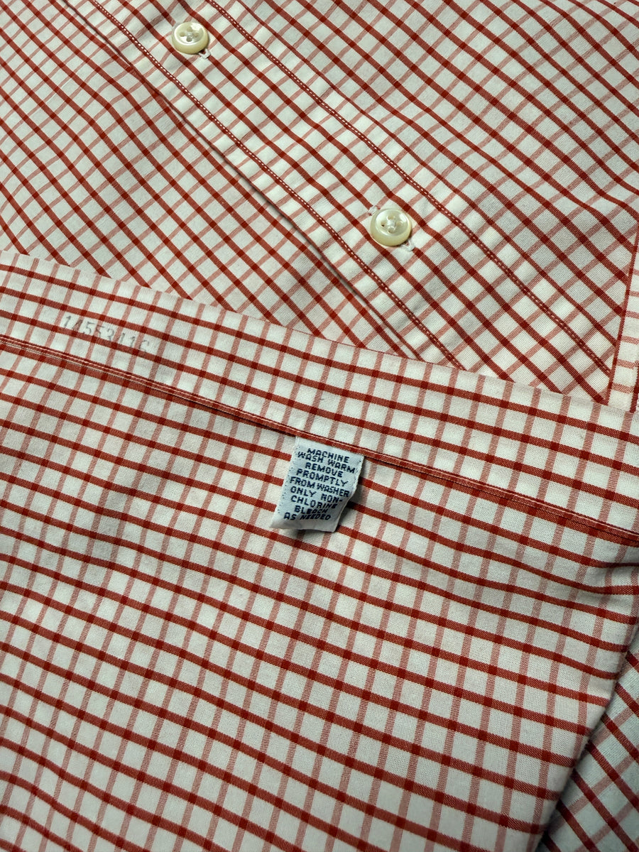 Ralph Lauren Check Red Yarmouth Shirt - M