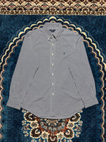 Ralph Lauren Check Blue Shirt - M