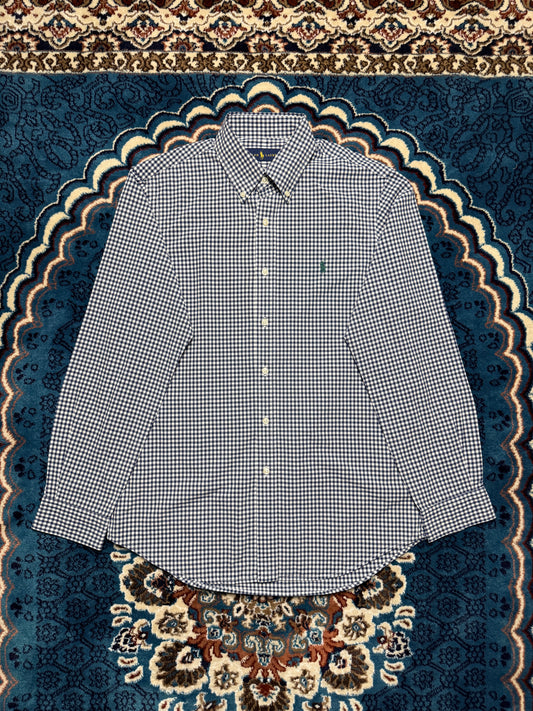 Ralph Lauren Check Blue Shirt - M