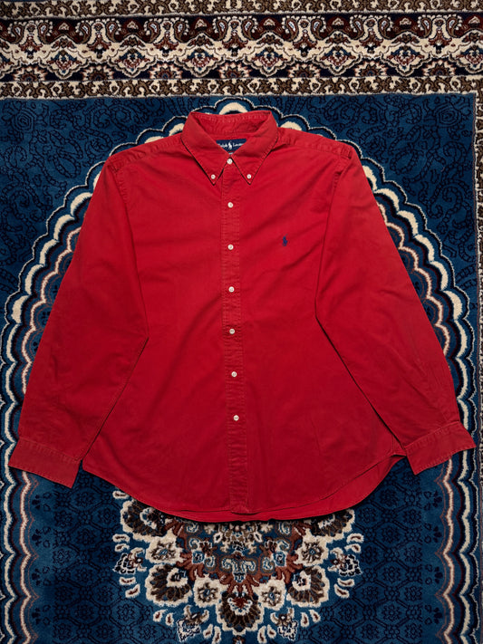 Ralph Lauren Red Classic Fit Shirt - XL