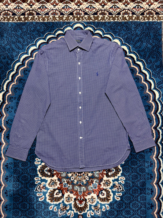 Polo Ralph Lauren Check Purple Shirt - M