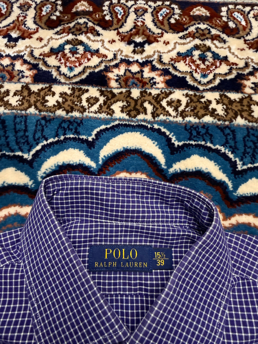 Polo Ralph Lauren Check Purple Shirt - M