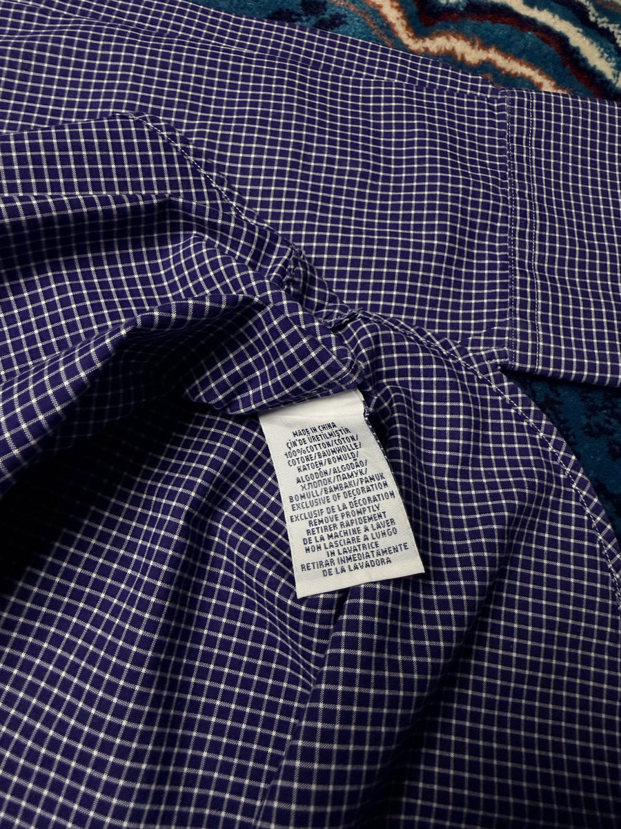 Polo Ralph Lauren Check Purple Shirt - M